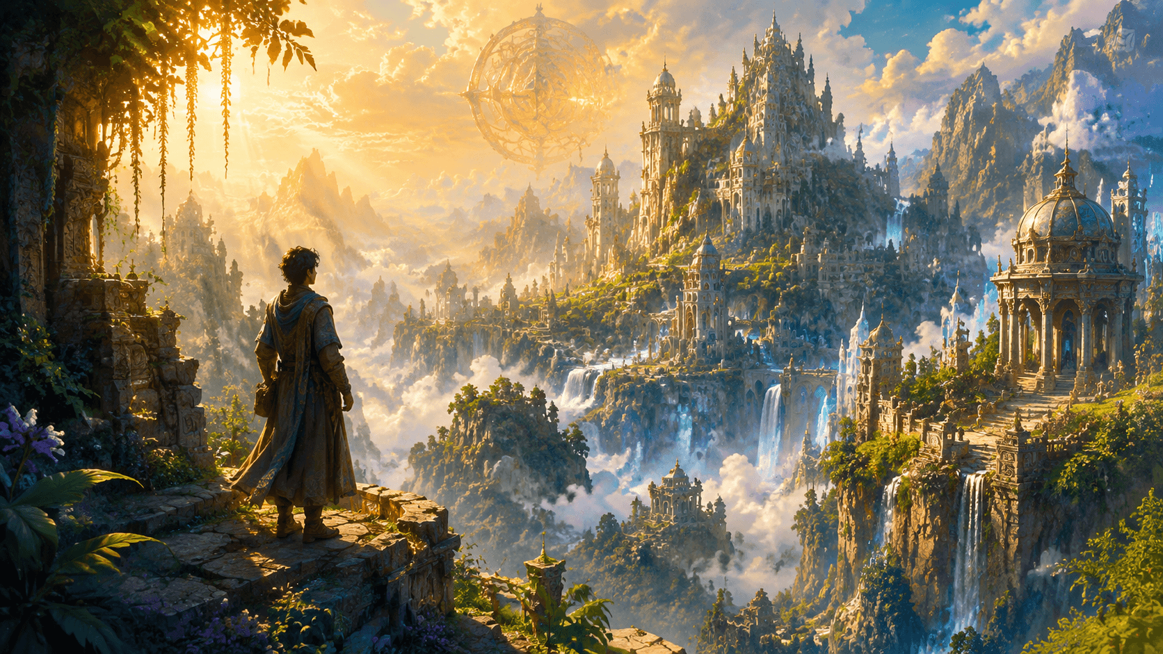 Person experiencing curiosity-driven meditation through exploration