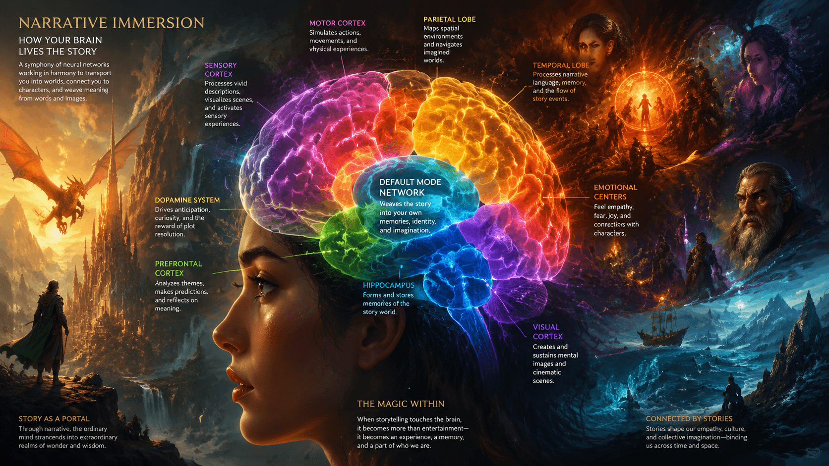 Why the Brain Experiences Stories as Reality: The Neuroscience of Narrative Immersion