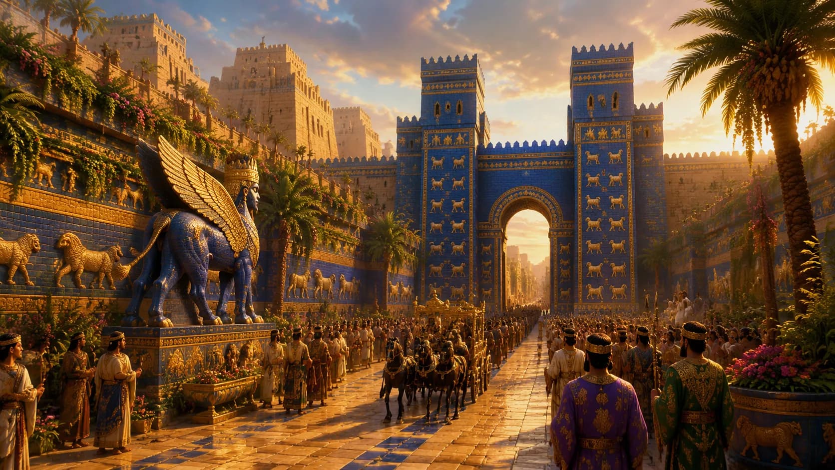 The Secrets of the Processional Way in Babylon: Sacred Route, Ishtar Gate & Ancient Wonders hero image