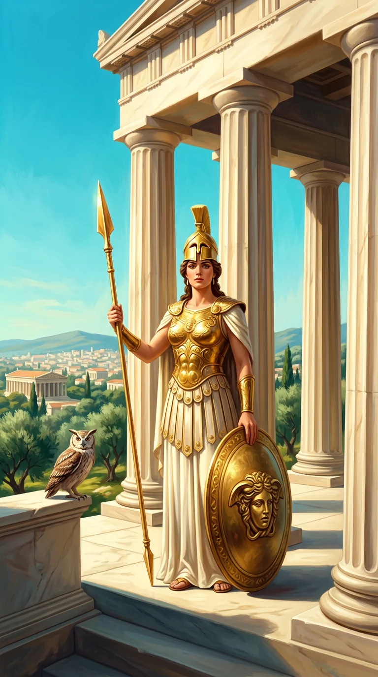 Athena in the Parthenon